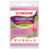 Салфетки ВИСКОЗНЫЕ универсальные STANDART, 25х30 см, КОМПЛЕКТ 5 шт., 80 г/м2, розовые, LAIMA, К4120, 605500, 605500