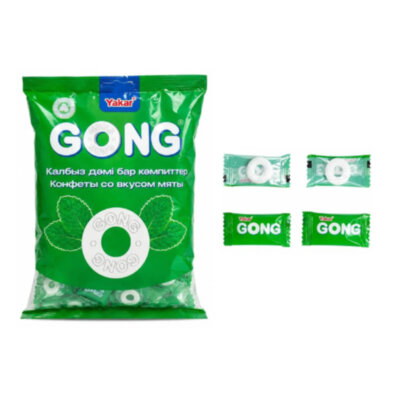 Драже сахарное "Gong candy" со вкусом мяты, YAKAR, 500 г, DRG092, 625032