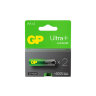 Батарейки КОМПЛЕКТ 2 шт., GP Ultra Plus G-Tech, AA (LR6), алкалиновые, пальчиковые, 15AUPA21-2CRSB2, 457751