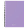 Тетрадь обложка пластик, А5, 80 л., гребень, клетка, ErichKrause, "Pastel" ассорти (4 вида), 50162, 8 штук, 405270