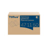 Полотенца бумажные 190 шт., Tellus/TORK (H2) ADVANCED, КОМПЛЕКТ 21 пачка, 2-слойные, белые, 22,5х21,3 см, Z-сложение, 471150, 115492