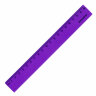 Линейка пластиковая 20 см, BRAUBERG "NEON", ассорти, пакет, 210773, 210773