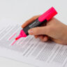 Текстовыделитель BRAUBERG "Contract", РОЗОВЫЙ, линия 1-5 мм, 150392, 150392