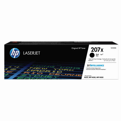 Картридж лазерный HP (W2210X) Color LJ M282/M283/M255, №207X, черный, оригинальный, ресурс 3150 страниц, 363548