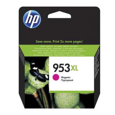 Картридж струйный HP (F6U17AE) Officejet Pro 8710/8210, №953XL пурпурный увеличенный ресурс 1600 стр., оригинальный, 362292