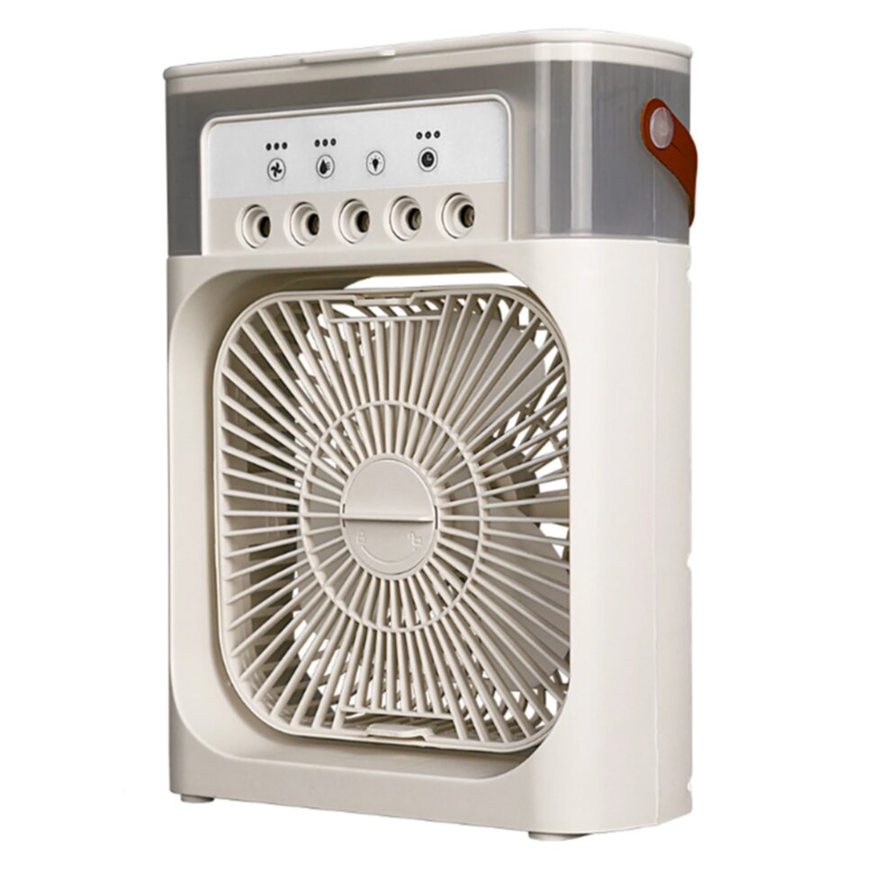Вентилятор 2 в 1 настольный CENTEK CT-5085, увлажнение, USB-питание, 3 режима, таймер, 10 Вт, белый, 459517