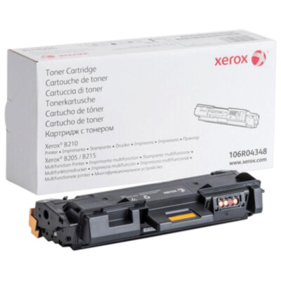 Тонер-картридж XEROX (106R04348) для B205/B210/B215, оригинальный, ресурс 3000 страниц, 363326