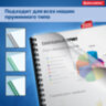 Обложки пластиковые для переплета, А4, КОМПЛЕКТ 100 шт., 200 мкм, прозрачные, BRAUBERG, 530829, 530829
