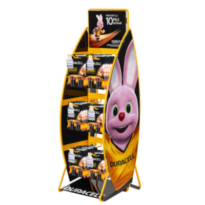 Дисплей для размещения товара настольный DURACELL, 2х3 крючка, 70000267, 503650