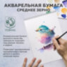 Папка для акварели БОЛЬШАЯ А3, 10 л., "НЕЗНАКОМКА", зерно, 200 г/м2, ГОЗНАК, BRAUBERG ART CLASSIC, 112322, 112322