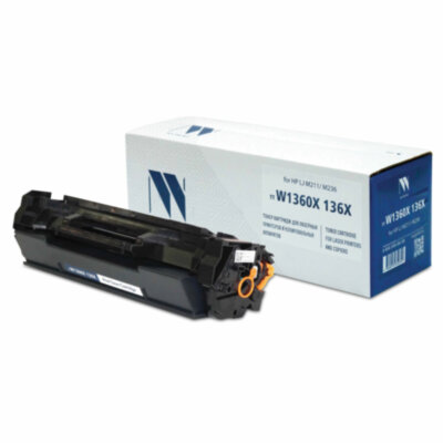 Картридж лазерный NV PRINT (NV-W1360X) для HP LaserJet M211/M236, ресурс 2600 страниц, 364352