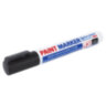 Маркер-краска лаковый (paint marker) 6 мм, ЧЕРНЫЙ, НИТРО-ОСНОВА, BRAUBERG PROFESSIONAL PLUS EXTRA, 151451, 151451