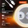 Ночник силиконовый LED "Медведь" 111x111x160 мм, белый свет/RGB, таймер, USB, аккумулятор 1200 мАч, DASWERK (ДАСВЕРК), 238938, 238938