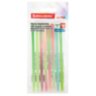 Закладки клейкие, выделители текста, BRAUBERG ULTRA COLOR, 135х5 мм, 160 штук (8 цветов х 20 листов), 116685, 116685