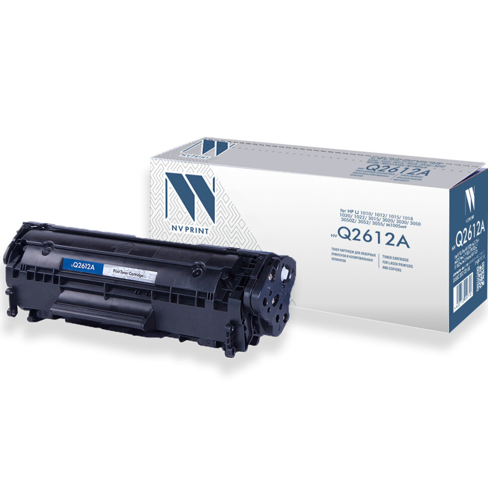 Картридж лазерный NV PRINT (NV-Q2612A) для HP LaserJet 1018/3052/М1005, ресурс 2000 стр., 361175