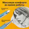 Карандаш механический 0,5 мм + грифели HB 12 штук на блистере, BRAUBERG "LIGHT BLUE", 181970, 181970