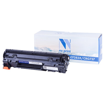 Картридж лазерный NV PRINT (NV-CF283X/737) для HP/CANON LJ M201/225/ MF211/212/216, ресурс 2200 стр., NV-CF283X/Canon, 362894