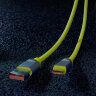 Кабель BOLD USB, Type-C, 1 м, 3А, SMARTBUY для быстрой зарядки и передачи данных, толстый, желтый, 18133, 3112BOLD-YELLOW, 514177