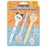 Корректирующая лента FUNSTER (ФАНСТЕР) "Милые зверята", 5 мм x 6 м, КОМПЛЕКТ из 3 шт., на блистере, 273984, 273984
