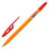 Ручка шариковая BRAUBERG "ULTRA ORANGE", КРАСНАЯ, узел 0,7 мм, чернила ГЕРМАНИЯ, наконечник ШВЕЙЦАРИЯ, 143564, 100 штук, 143564