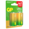 Батарейки КОМПЛЕКТ 2 шт., GP Ultra G-Tech, D (LR20, 13А), алкалиновые, блистер, 13AU-CR2, 454092