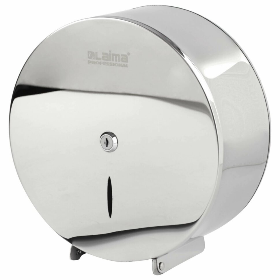 Диспенсер для туалетной бумаги LAIMA PROFESSIONAL INOX, (Система T2) малый, нержавеющая сталь, зеркальный, 605699, 605699