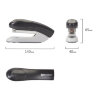 Степлер №24/6, 26/6 BRAUBERG "Original", до 25 листов, черный, 222533, 222533