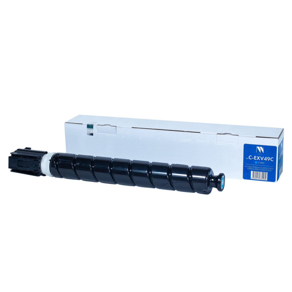 Тонер NV PRINT (NV-CEXV49C) для CANON iR C3320/3325i/3330i/3530i, голубой, ресурс 19000 страниц, 363265