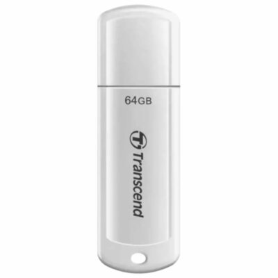 Флеш-диск 64 GB TRANSCEND JetFlash 730, USB 3.1, белый, TS64GJF730, 514053