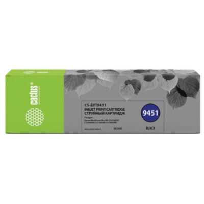 Картридж струйный CACTUS (CS-EPT9451) для Epson WF-C5290DW/C5790DW, черный, 363367