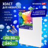 Холст на подрамнике акварельный BRAUBERG ART CLASSIC,20х30, 240г/м, 100% хлопок,мелкое зерно, 191667, 191667