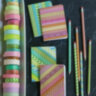 Клейкие WASHI-ленты для декора "Микс №2", 15 мм х 3 м, 7 цветов, рисовая бумага, ОСТРОВ СОКРОВИЩ, 661710, 661710