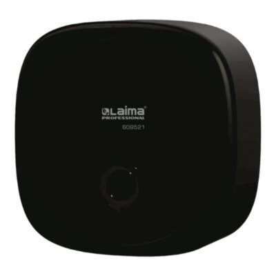 Диспенсер для туалетной бумаги LAIMA PROFESSIONAL PREMIUM BLACK (Система T2), малый, черный, ABS-пластик, 609521, 609521