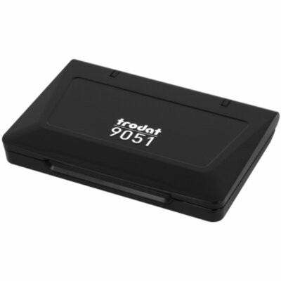 Штемпельная подушка TRODAT 9051, 90х50 мм, ЧЕРНАЯ, 56335, 238394