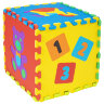 Коврик-пазл 0,9х0,9 м, мягкий, "Игрушки", 9 элементов, 30х30 см, толщина 1 см, ЮНЛАНДИЯ, 646668, 664668, 664668