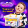 Набор слаймов 12 цветов, 16 аксессуаров, в пластиковом боксе, ЮНЛАНДИЯ, 663774, 663774