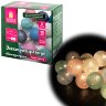 Электрогирлянда-нить комнатная "Cotton Balls" 3 м, 15 LED, теплый белый, на батарейках, ЗОЛОТАЯ СКАЗКА, 591729, 591729