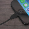 Кабель USB 2.0 – Lightning, 1 м, SONNEN, медь, для передачи данных и зарядки, черный, 513116, 513116