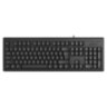 Клавиатура проводная A4TECH KR-83, USB, 104 кнопки, черная, 533406, 514289