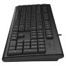 Клавиатура проводная A4TECH KR-83, USB, 104 кнопки, черная, 533406, 514289
