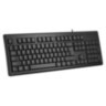 Клавиатура проводная A4TECH KR-83, USB, 104 кнопки, черная, 533406, 514289