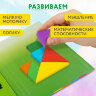 Головоломка развивающая деревянная "Танграм", на магнитах, с примерами, BRAUBERG KIDS, 665260, 665260