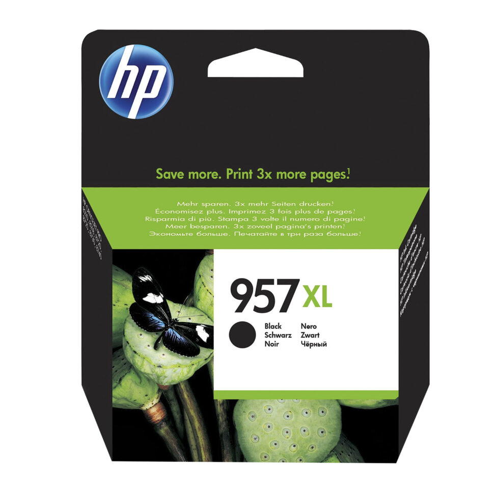 Картридж струйный HP (L0R40AE) Officejet Pro 8210/8720/8725/8730, № 957XL, черный, увеличенный ресурс 3000 стр., оригинальный, 362294