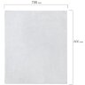 Тряпка для мытья пола из микрофибры 70х80 см "OVERLOCK GREY COLOUR", серая, 220 г/м2, LAIMA HOME, 608223, 608223