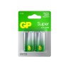 Батарейки КОМПЛЕКТ 2 шт., GP Super G-Tech, С (LR14, 14А), алкалиновые, блистер, 14A-2CR2, 454091