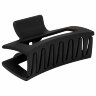 Краб для волос 8,5 см, soft-touch, чёрный, MONTE VITA (МОНТЕ ВИТА), 457002, 12 штук, 457002
