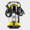 Пылесос хозяйственный KARCHER WD 6 PS, мусоросборник 30 л, мощность 1300 Вт, желтый, 1.628-360.0, 456637