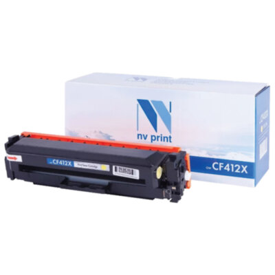 Картридж лазерный NV PRINT (NV-CF412X) для HP M377dw/M452nw/M477fdn/M477fdw, желтый, ресурс 5000 страниц, 363425