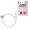 Кабель USB2.0 – Type-C, 1 м, SONNEN, медь, для передачи данных и зарядки, белый, 513558, 513558