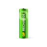 Батарейки аккумуляторные GP ReCharge Ni-Mh пальчиковые КОМПЛЕКТ 2 шт., АА (HR6) 1000 mAh, 100AAHCV, 100AAHCV-2CRSB, 458475